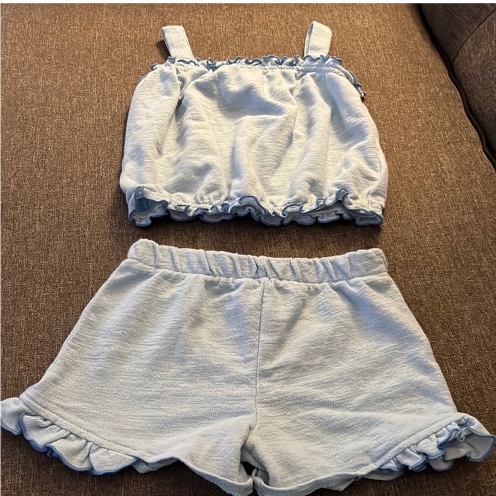 Cat & Jack Light Blue Kids Matching Set